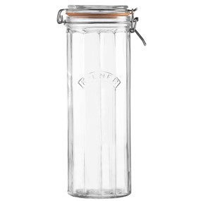 KILNER Słoik 2,2l, Facetted Clip Top Jar