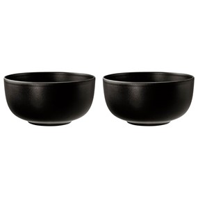 SELTMANN LIBERTY VELVET BLACK Zestaw 2 misek 17.5 cm