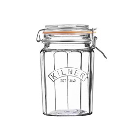 KILNER Słoik 0,95l, Facetted Clip Top Jar