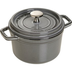 Staub La Cocotte Garnek żeliwny okrągły 800 ml, grafitowy