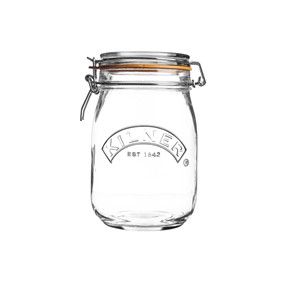 KILNER Słoik 1l, Round Clip Top Jar