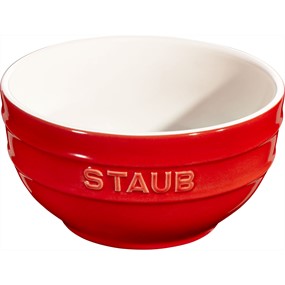 Staub Serving Miska okrągła 14 cm, czerwony