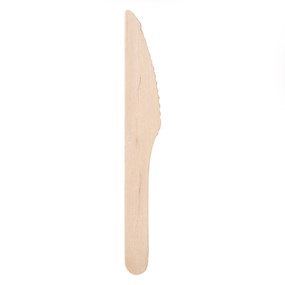 Verlo Fingerfood Nóż Drewniany 16,5cm 100 szt