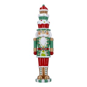 MERRY MOMENTS - Dziadek do Orzechów z mufinkami na czapceLED47cm