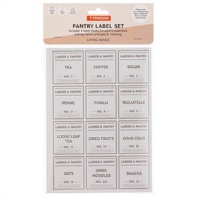 TYPHOON  -Zestaw etykiet papierowych 91el. biały