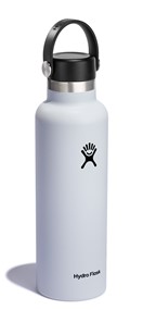 HYDRO FLASK - Butelka 21oz Standard  Mouth Flex Cap White