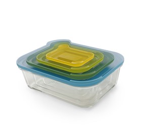 JOSEPH JOSEPH  Zest. 4szklanych pojemników Nest Glass Storage