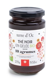 Terre d'Oc Herbata czarna w galaretce 270g. cytrusy Jelly