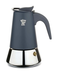 PEZZETTI STEELEXPRESS Emaliowana kawiarka stalowa indukcyjna (4 filiżanki) - Szary