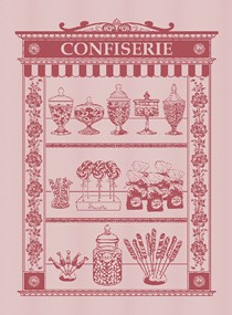 Garnier Thiebaut Ręcznik Kuchenny Mini Confiserie Pivoine 57x42 cm