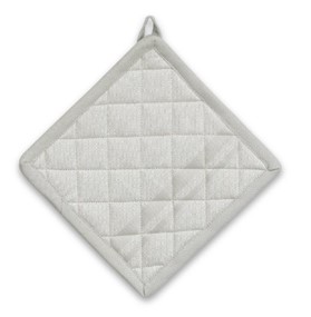 KELA - Łapka kuchenna z wzorem jasnoszara Tia