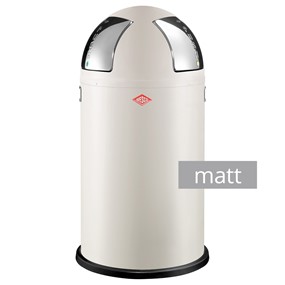 WESCO Kosz na śmieci piaskowy matt 50l Push Two 