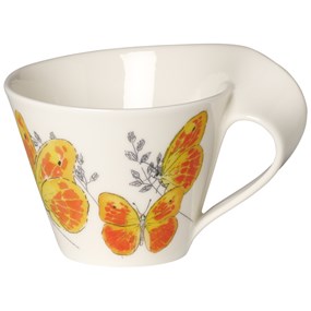 Villeroy&Boch NewWave Caffe Orange Washed Sulphur Filiżanka do Białej Kawy