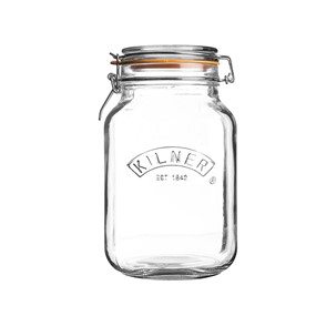 KILNER Słoik 1,5l, Square Clip Top Jar