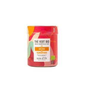 Terre d'Oc Herbata zielona 80g Detox Wellness