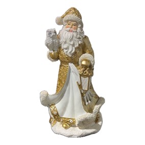 MERRY MOMENTS - Św. Mikołaj z sową 26cm Merry Moments