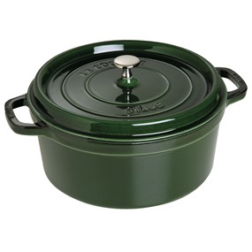 Staub La Cocotte Garnek żeliwny okrągły 6.7 ltr, zielony