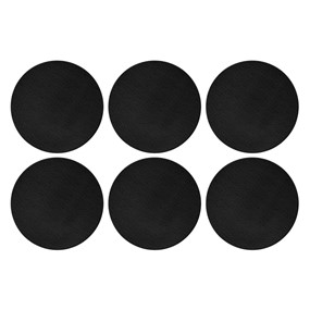 SELTMANN LIFE FASHION GLAMOROUS BLACK Zestaw 6 talerzy obiadowych 28 cm