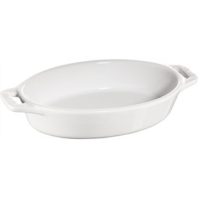 Staub Cooking Owalny półmisek ceramiczny 400 ml, biały