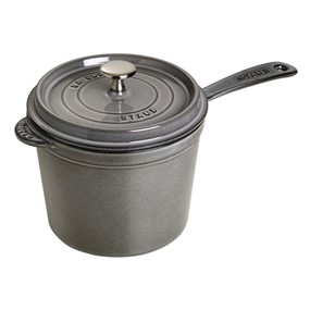 Staub Sosjerka z pokrywką 2.8 ltr, szary