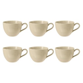 SELTMANN BEAT COLOR GLAZE Zestaw 6 filiżanek do kawy 350 ml