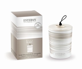 ESTEBAN - Świeca zapachowa dekoracyjna 180g Reve Blanc