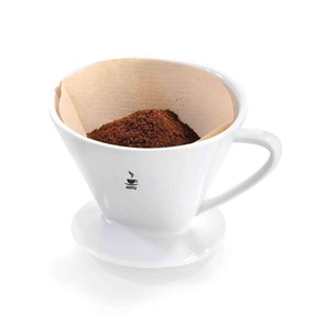 GEFU Porcelanowy filtr do kawy SANDRO, rozmiar 2 