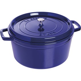 Staub La Cocotte Garnek żeliwny okrągły 12.6 ltr, niebieski