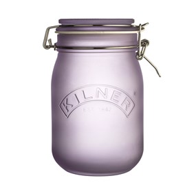 KILNER  Słoik 1l, fioletowy, Frosted