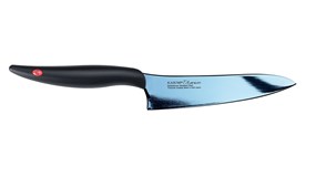 Kasumi Nóż szefa kuchni kuty Titanium dł. 13 cm, niebiesk