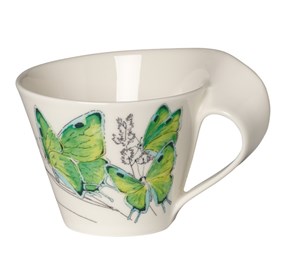 Villeroy&Boch NewWave Caffe Deep Green Hairstreak Filiżanka do Białej Kawy