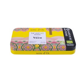 Terre d'Oc Herbata zielona 10x18g Yuzu Hospitality