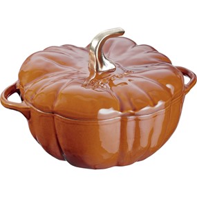 Staub Special Cocotte Garnek żeliwny okrągły dynia 3.45 ltr, cynamonowy