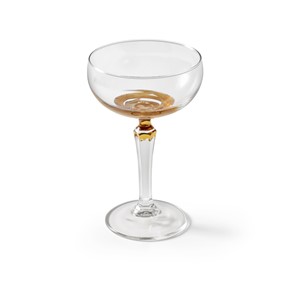 Libbey Kieliszki Imperfect Gold Coupe 25 cl