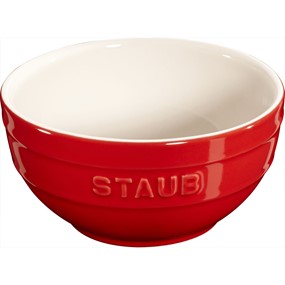 Staub Serving Miska okrągła 12 cm, czerwony