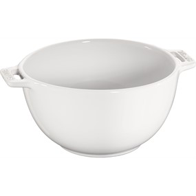 Staub Serving Miska z dwoma uchwytami 18 cm, biały