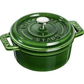 Staub Mini Cocotte Mini garnek żeliwny okrągły 250 ml, zielony