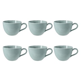 SELTMANN BEAT COLOR GLAZE Zestaw 6 filiżanek do kawy 350 ml