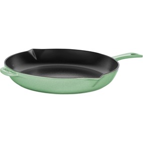 Staub  patelnia żeliwna z metalowym uchwytem 30 cm, miętowy