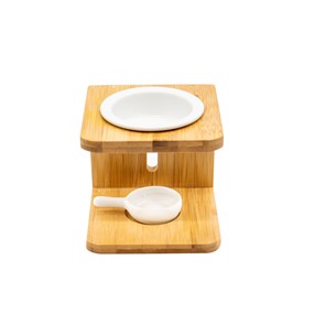 CERERIA MOLLA - Kominek bambusowo ceramiczny 12x12x11cm.
