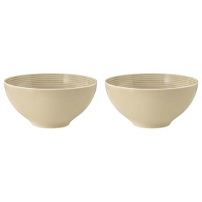 SELTMANN BEAT COLOR GLAZE Zestaw 2 okrągłych misek 15.5 cm