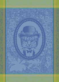 Garnier Thiebaut Ręcznik Kuchenny Monsieur Chat Bleu 56x77 cm