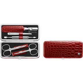 Zwilling Classic Inox Zestaw do manicure czerwone etui, 5 elementów