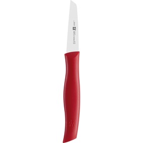 Zwilling TWIN Grip Nóż do obierania warzyw 7 cm czerwony