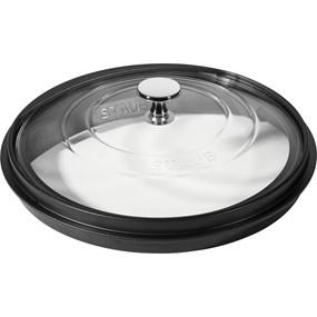 Staub Szklana pokrywka 26 cm, czarny