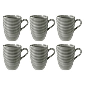 SELTMANN BEAT COLOR GLAZE Zestaw 6 kubków z uchwytem 350 ml