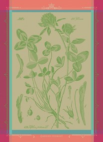 Garnier Thiebaut Ręcznik Kuchenny Fleurs De Trefles Chlorophylle 56
