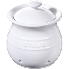 Staub Storage Pojemnik do przechowywania czosnku 500 ml, biały