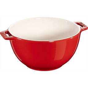 Staub Serving Miska z dwoma uchwytami 18 cm, czerwony