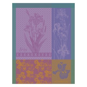 Garnier Thiebaut Ręcznik kuchenny IRIS fioletowy 63 x 77 cm